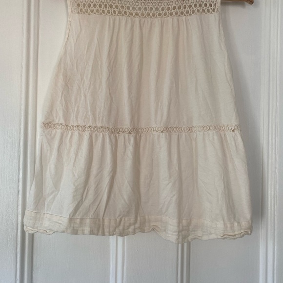 LOFT Cream Sleeveless Blouse - Picture 4 of 6
